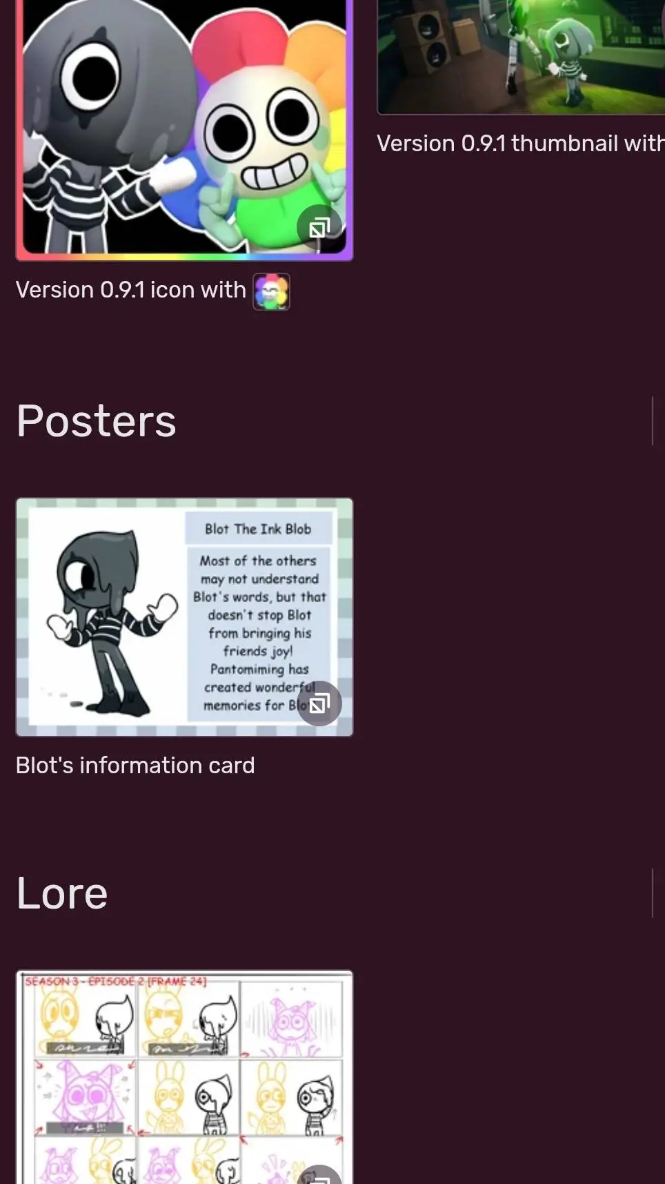 ai character: Blot!! 🖤 background