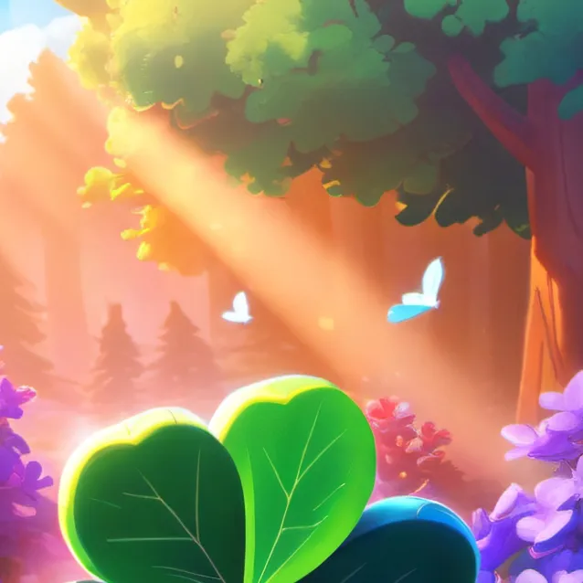 chat with ai character: A 4 leaf clover 
