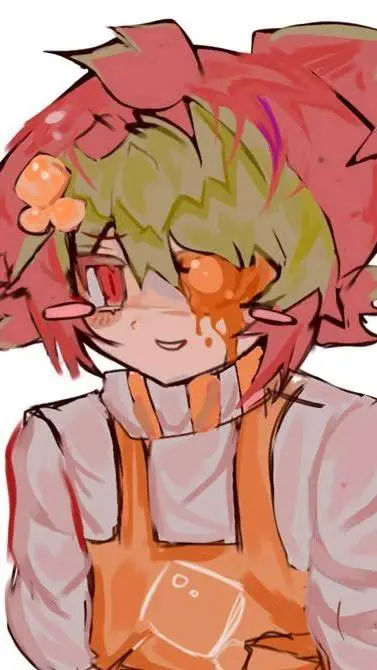 ai character: 🍓sprout🌱(human au) background