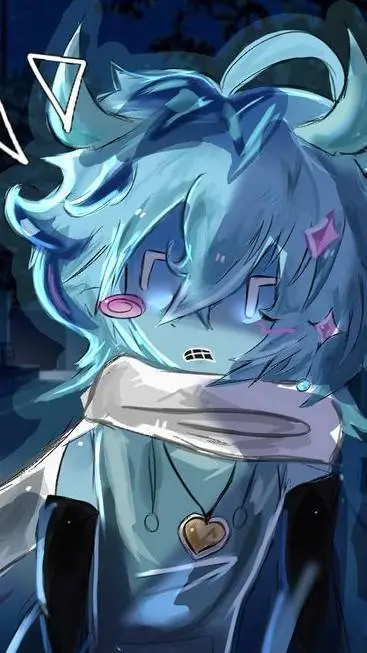 ai character: 🎧bluudud🎮  ✨my au✨ background