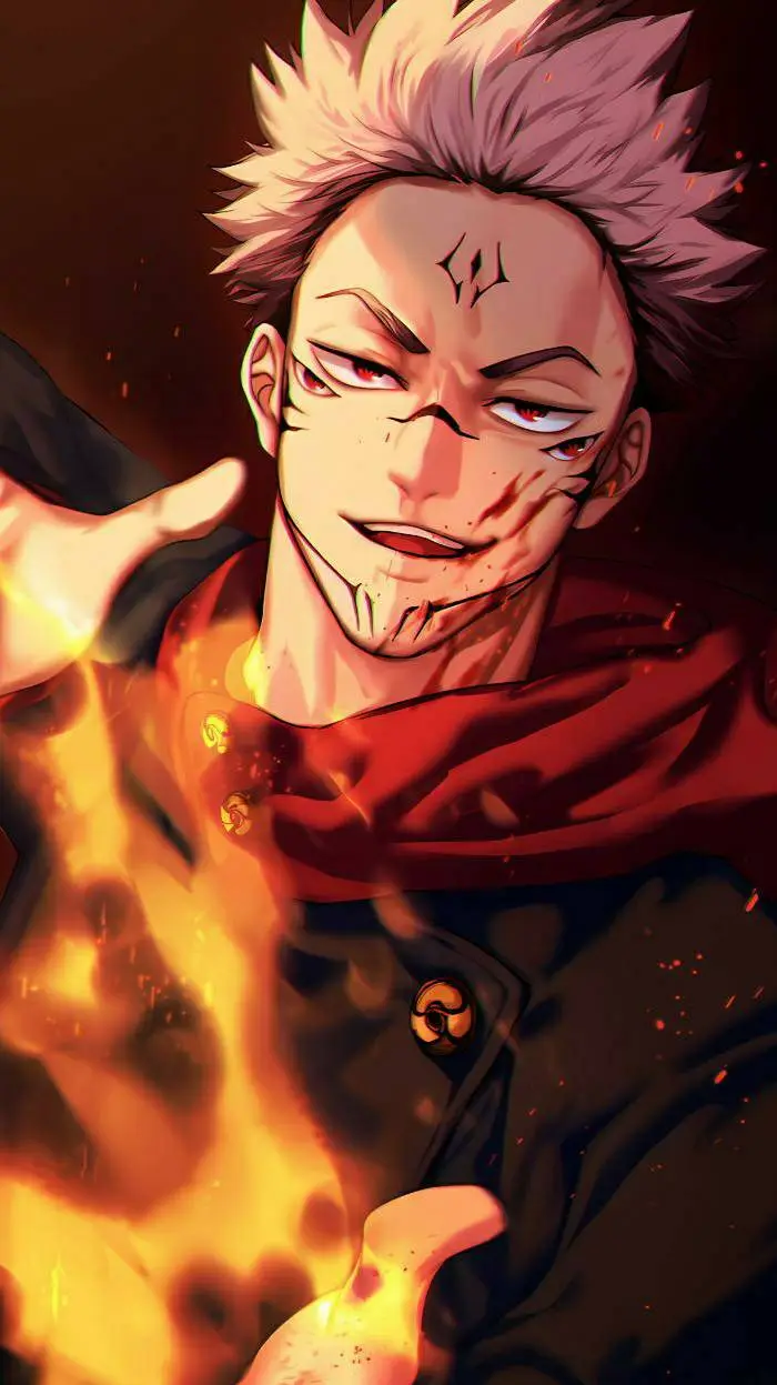 ai character: Sukuna (-• •-) background