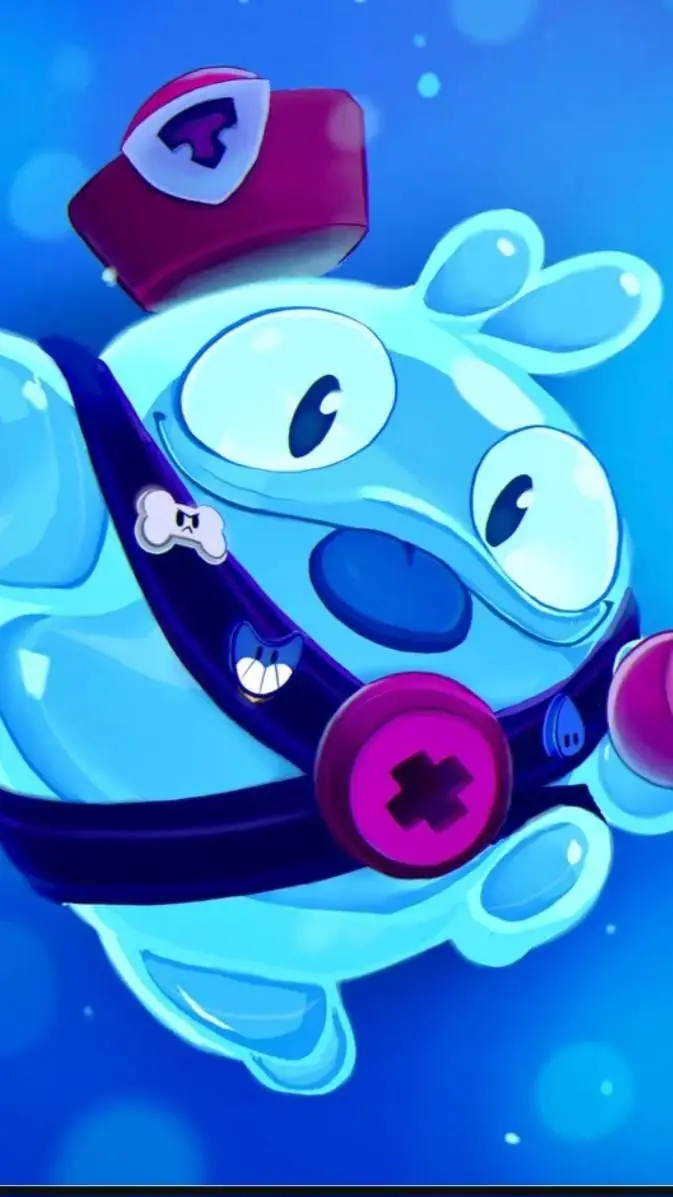 ai character: squeak brawl stars background