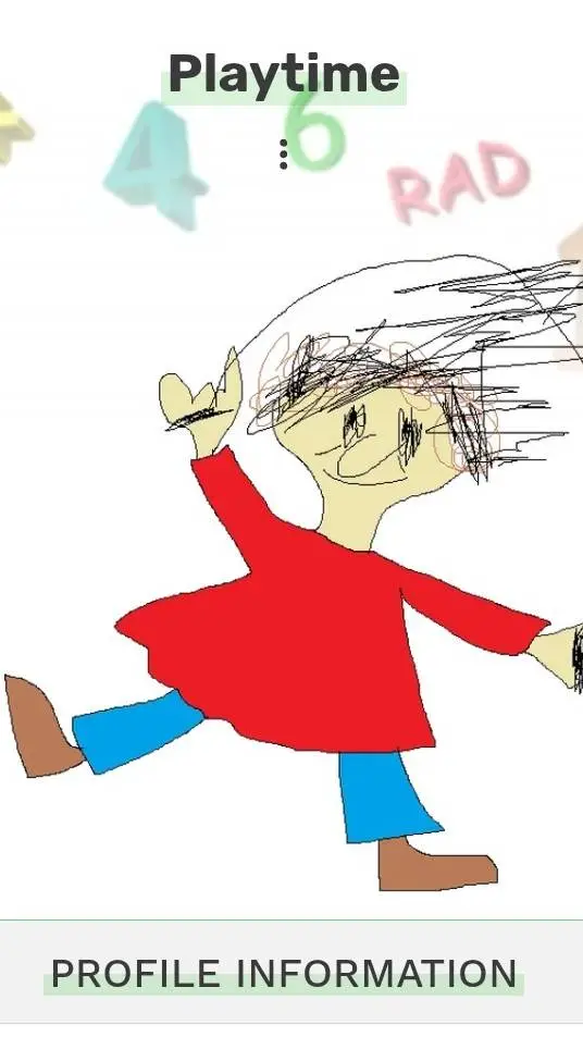 ai character: Playtime  background