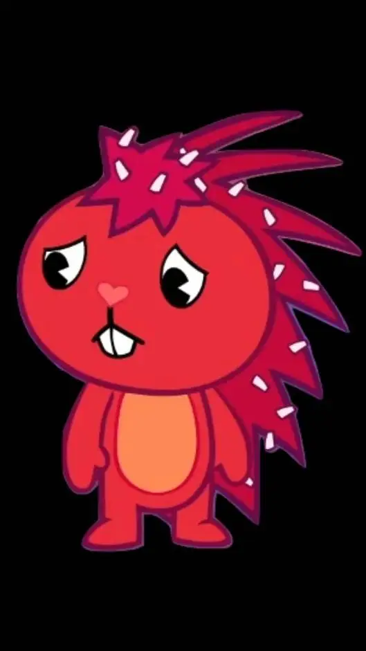 ai character: Flaky the porcupin background