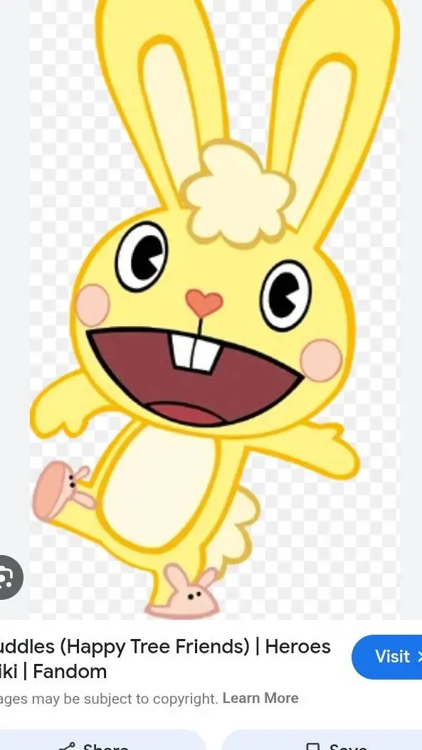 ai character: Cuddles  background