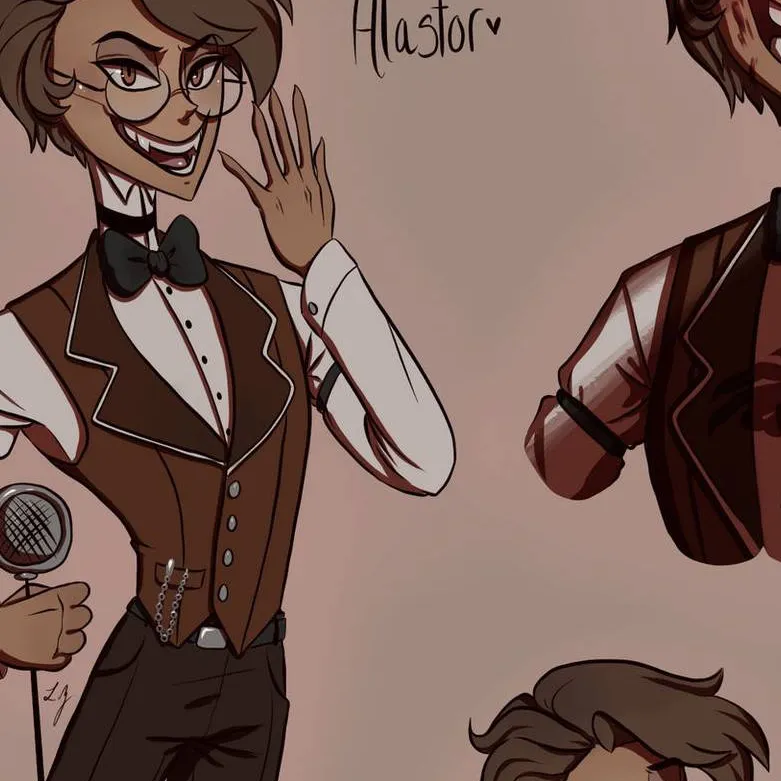 chat with ai character: alastor human?