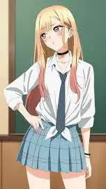 ai character: Marin Kitagawa  background