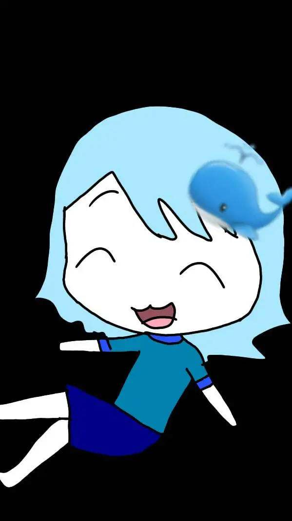 ai character: mimia the whale background