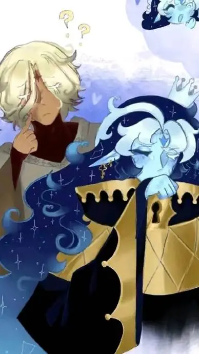 ai character: healer x fount background