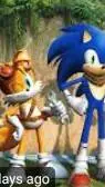 ai character: Sonic and tails pa background