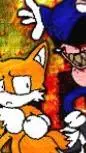 ai character:  sonic exe! :) -w- background