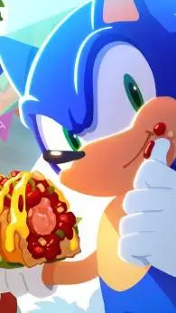 ai character: Sonics brithday :D background