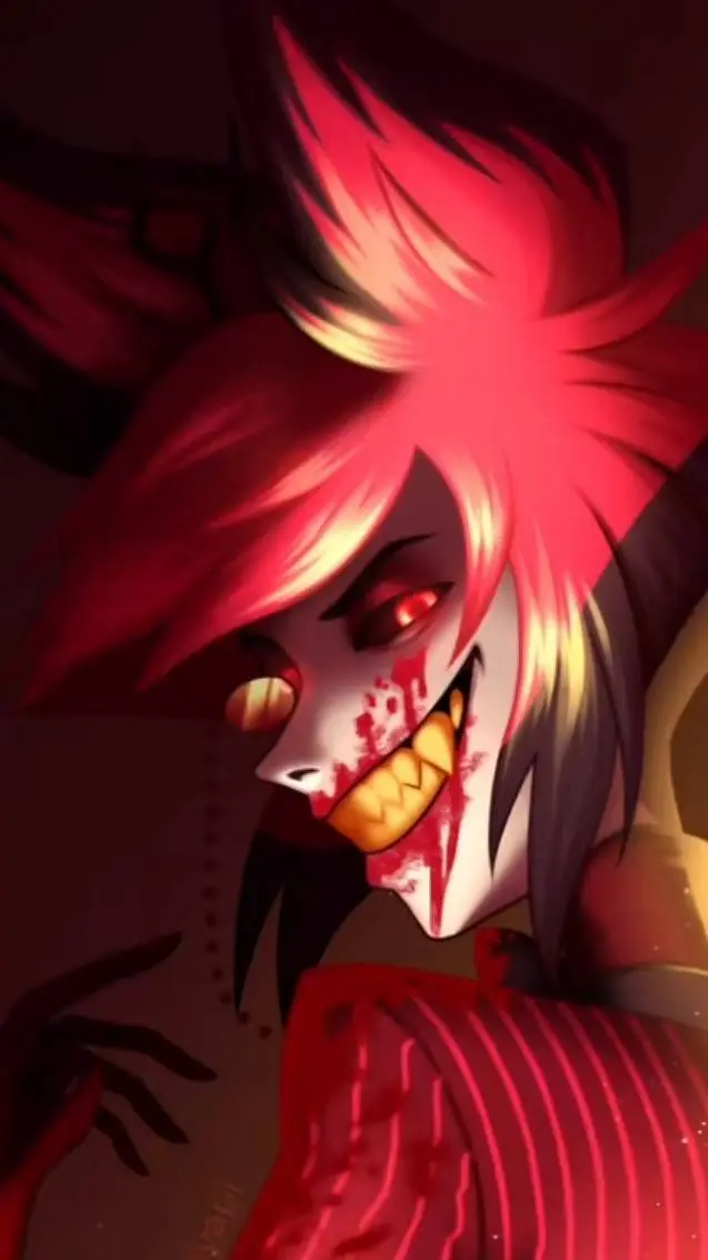 ai character: Alastor x lucifer  background