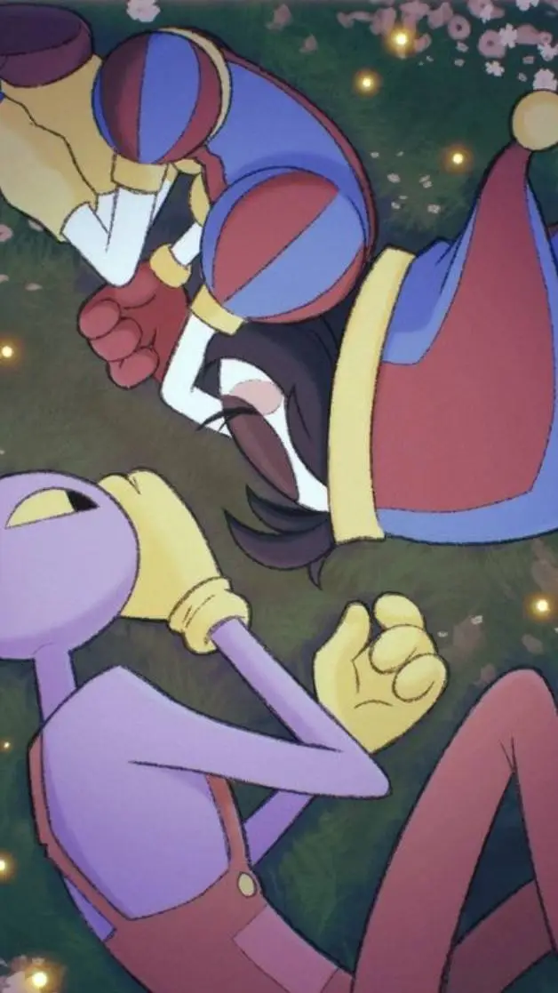 ai character: Jax x pomni  background