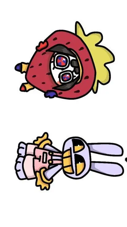 ai character: jax x pomni  background