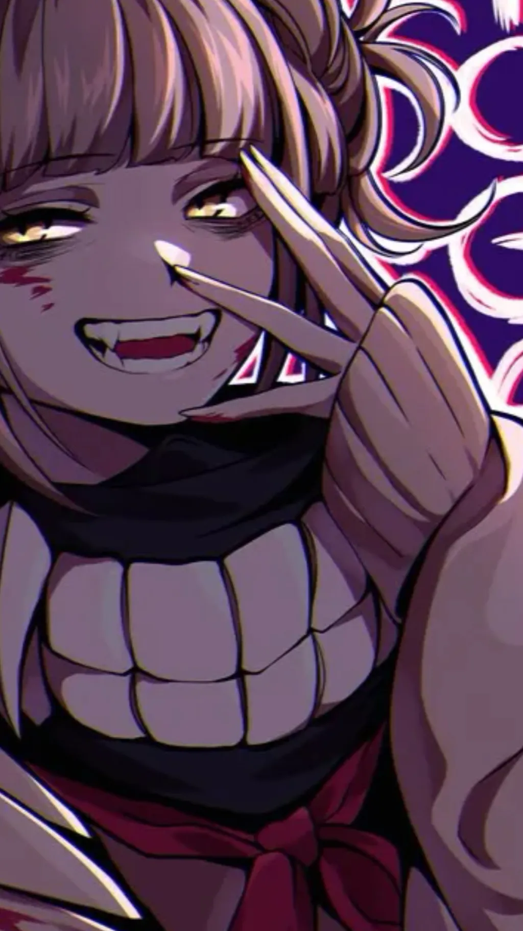 ai character: Mha toga  background