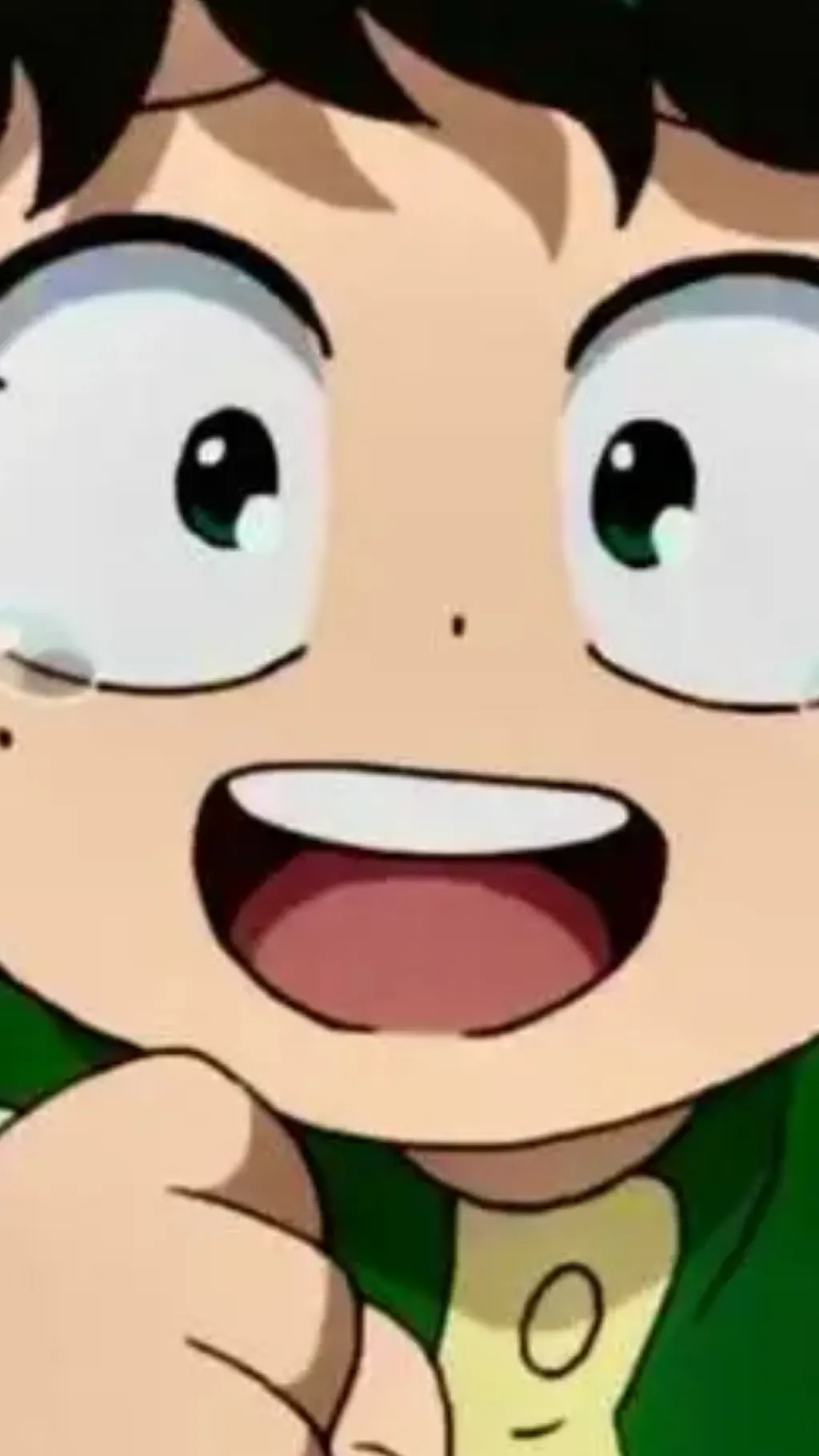 ai character: Deku origin background