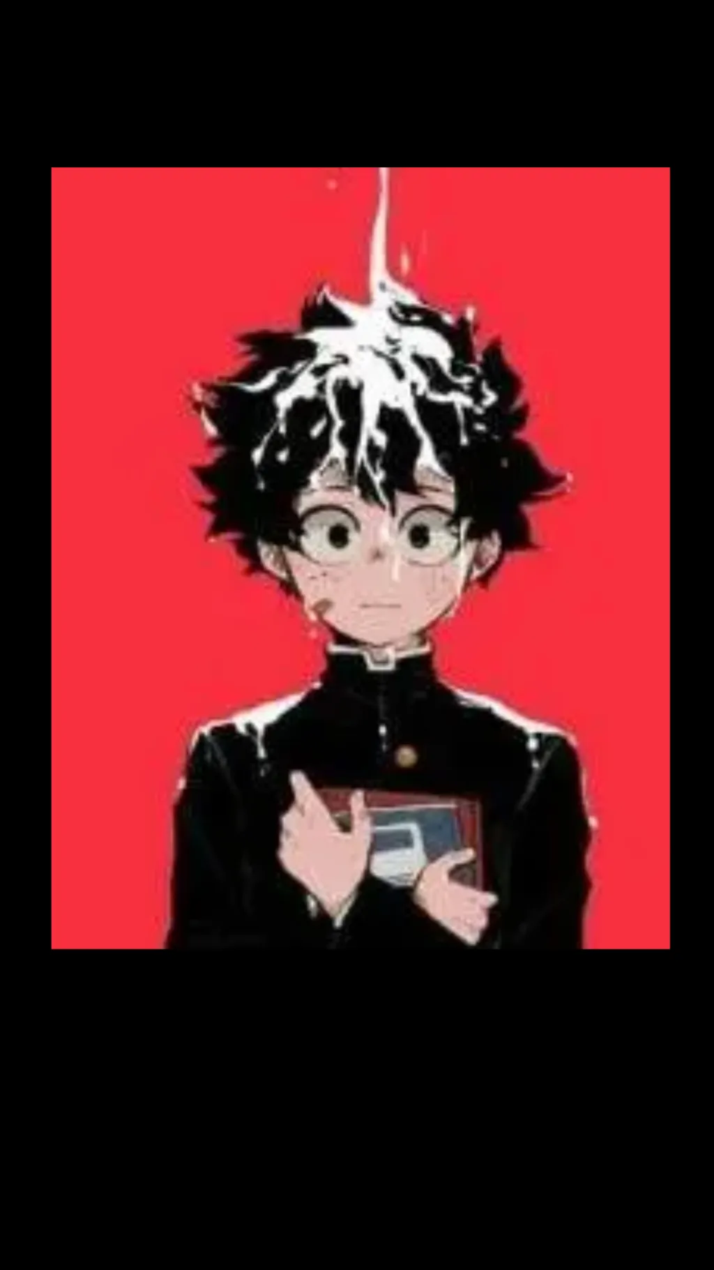 ai character: Middle school deku background