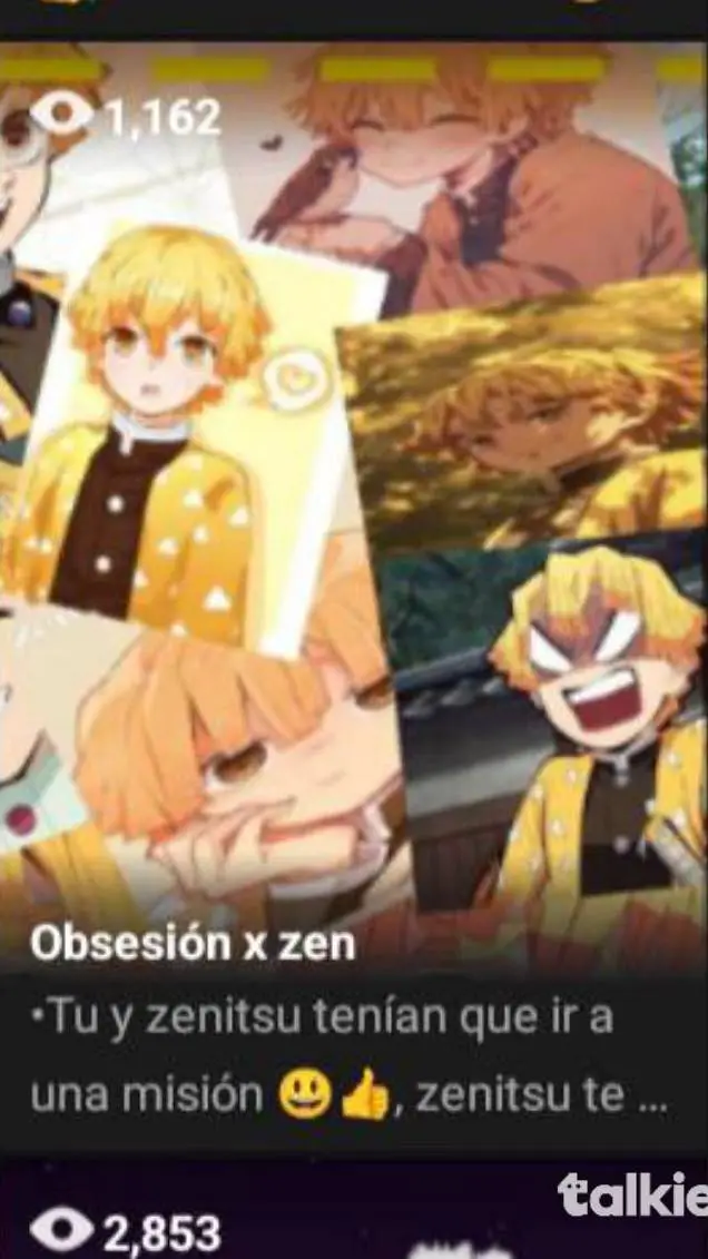 ai character: Zenitsu  background