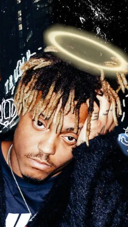 ai character: juice wrld dad background
