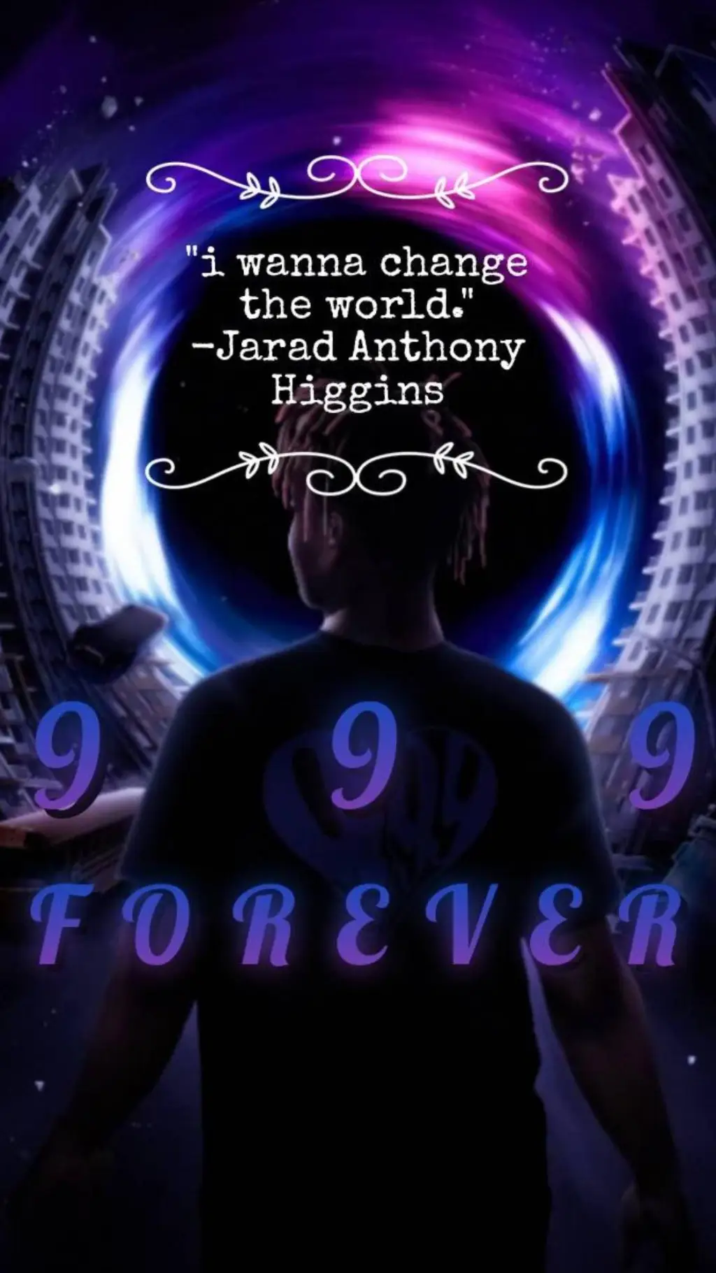 ai character: juice wrld background