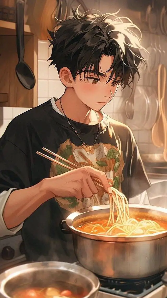 ai character: Leon  background