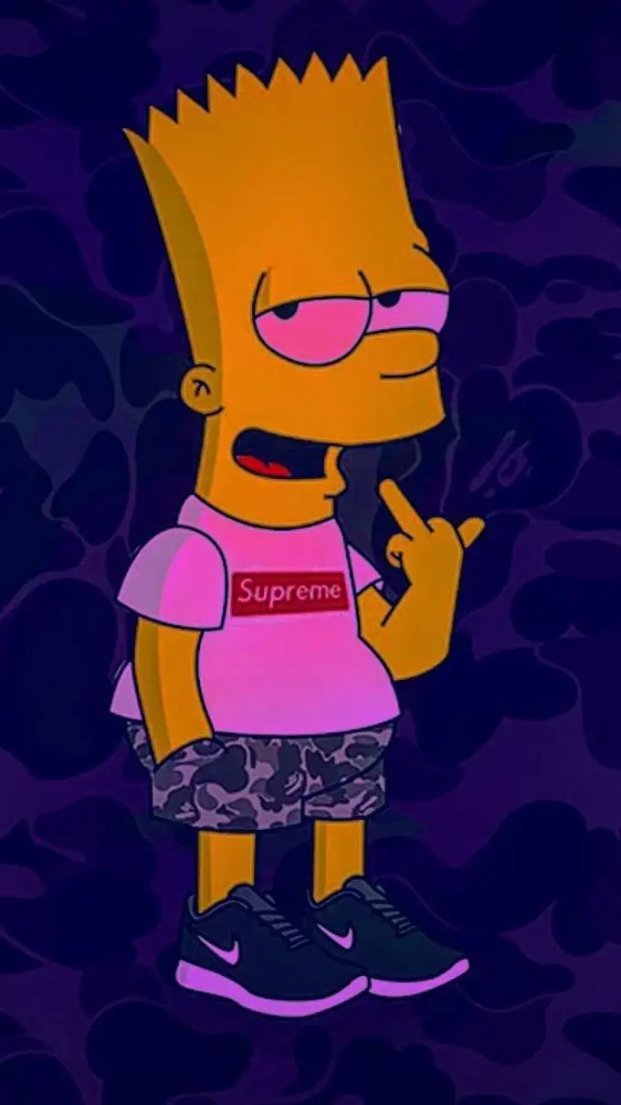 ai character: Bart Simping  background
