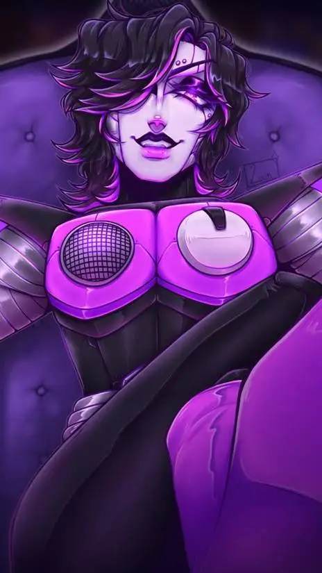 ai character: Mettaton EX background