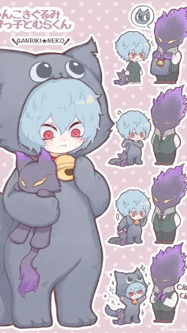 ai character: Baby Shigaraki  background