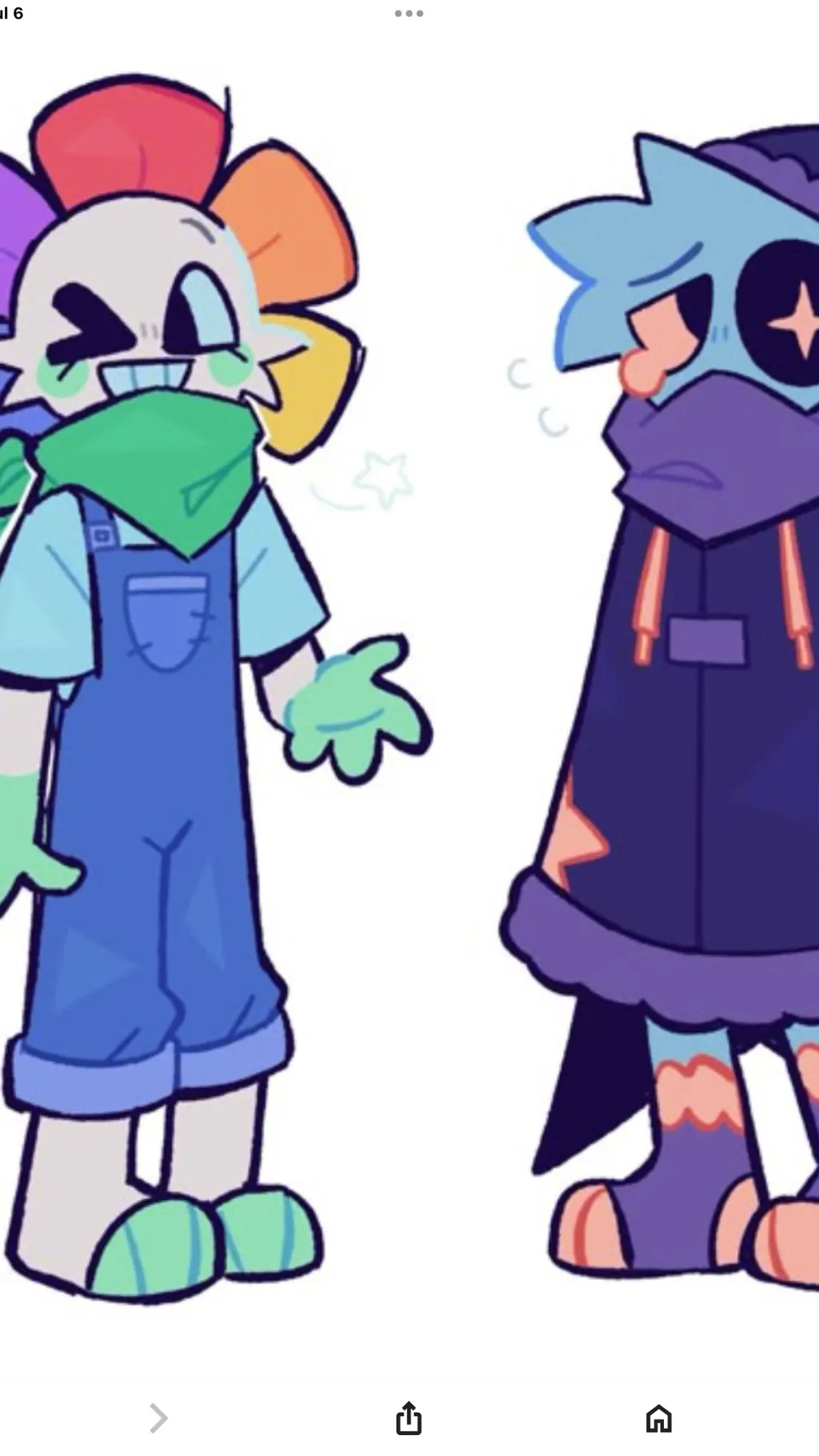 ai character: Dandy. X astro. background