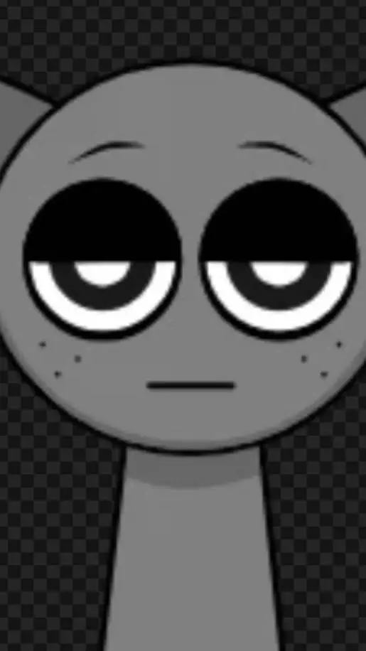 ai character: gray.... background