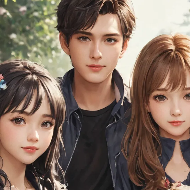 chat with ai character: 4 kids