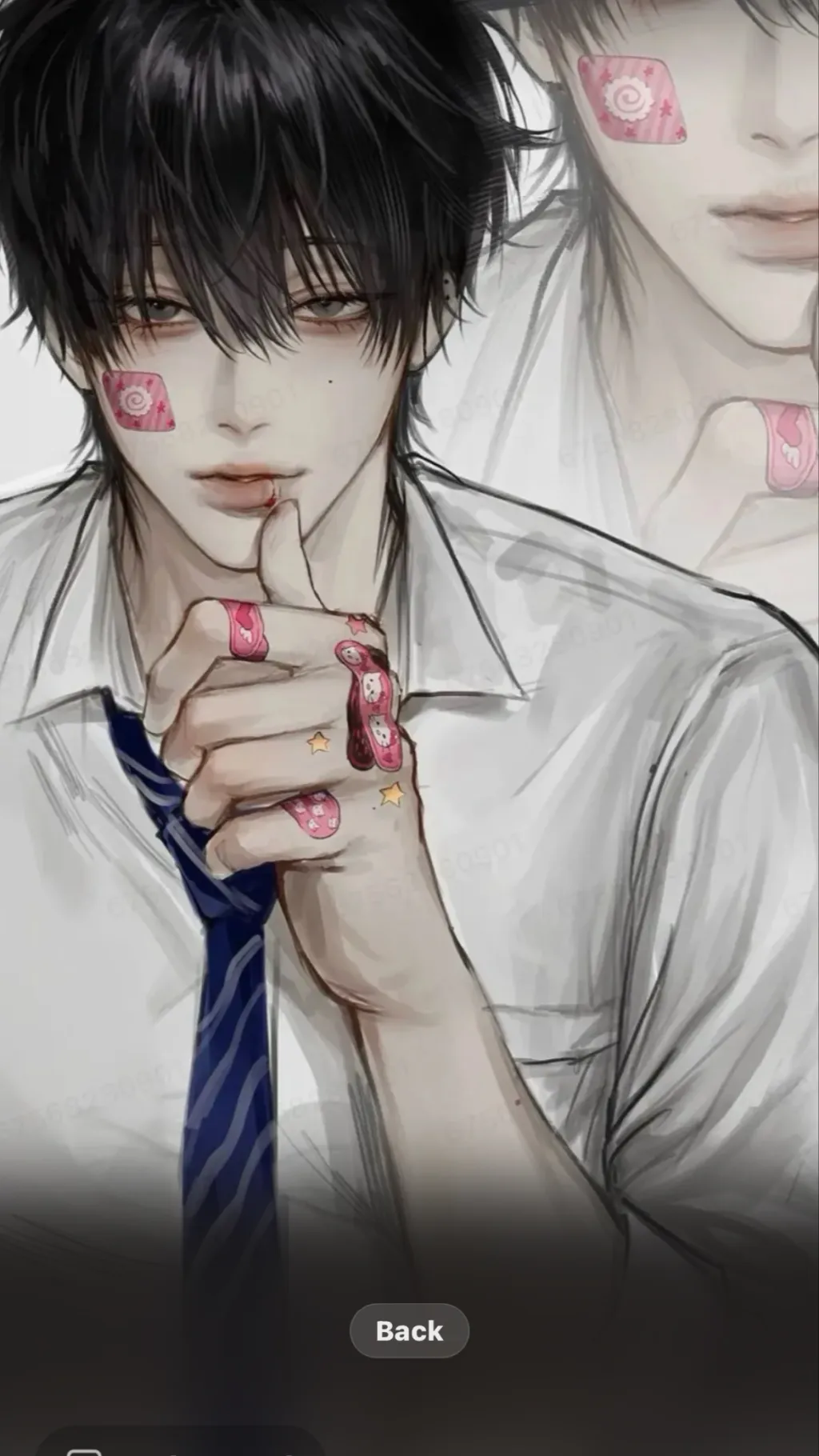 ai character: Felix Alpha-Mika  background