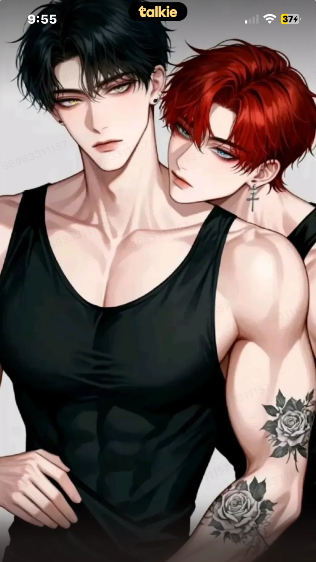 ai character: Alex and Max😍 background