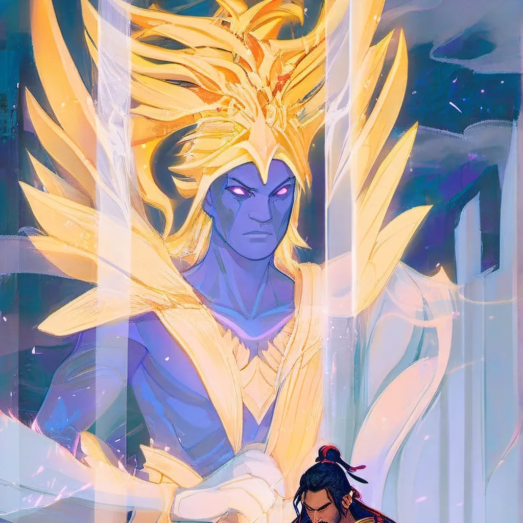 chat with ai character: guaerra de poderes