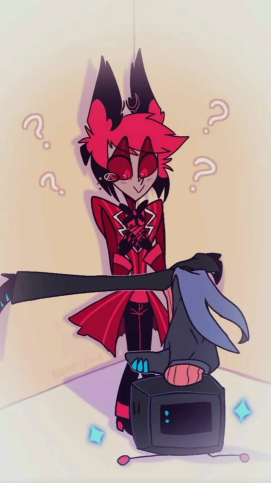 ai character: Hazbin proposal background