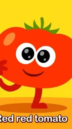 ai character: Red Red Tomato   background