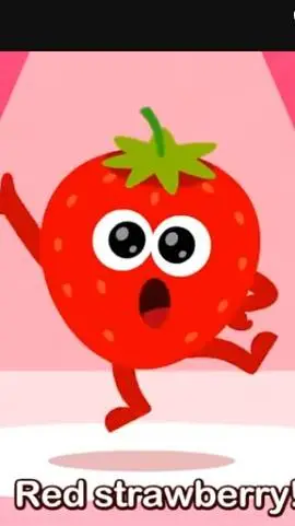 ai character: Strawberry Sprinkl background