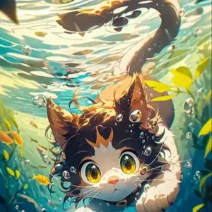 chat with ai character: Your cute cat