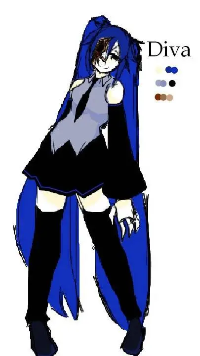 ai character: Diva/Hatsune Miku background