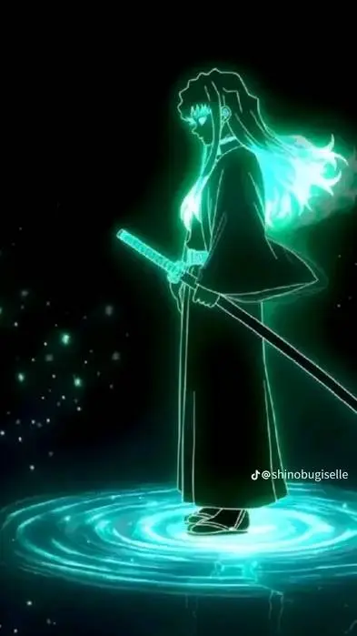 ai character: ghost muichiro  background