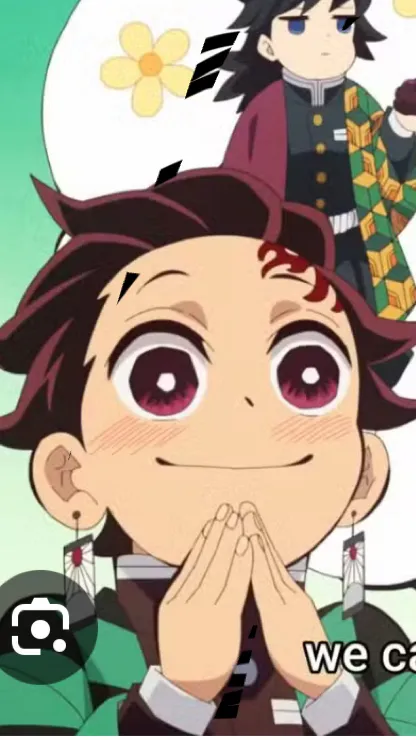 ai character: Tanjiro & giyu arc background