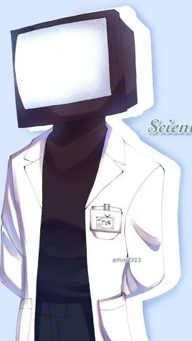 ai character: Scientist Tvman background
