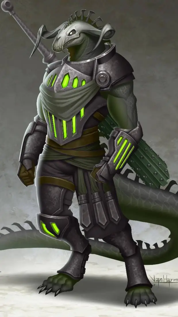 ai character: garlink  background