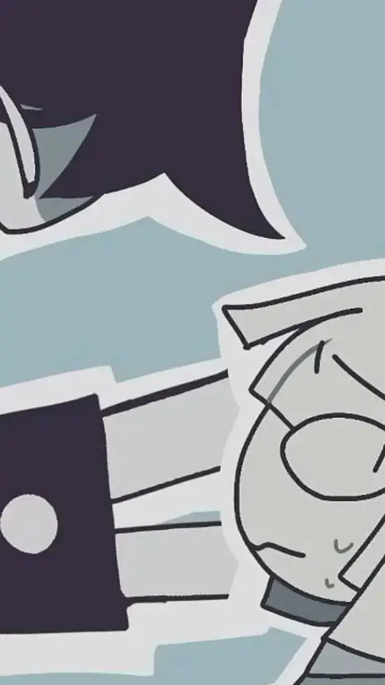 ai character: sus miss circle background