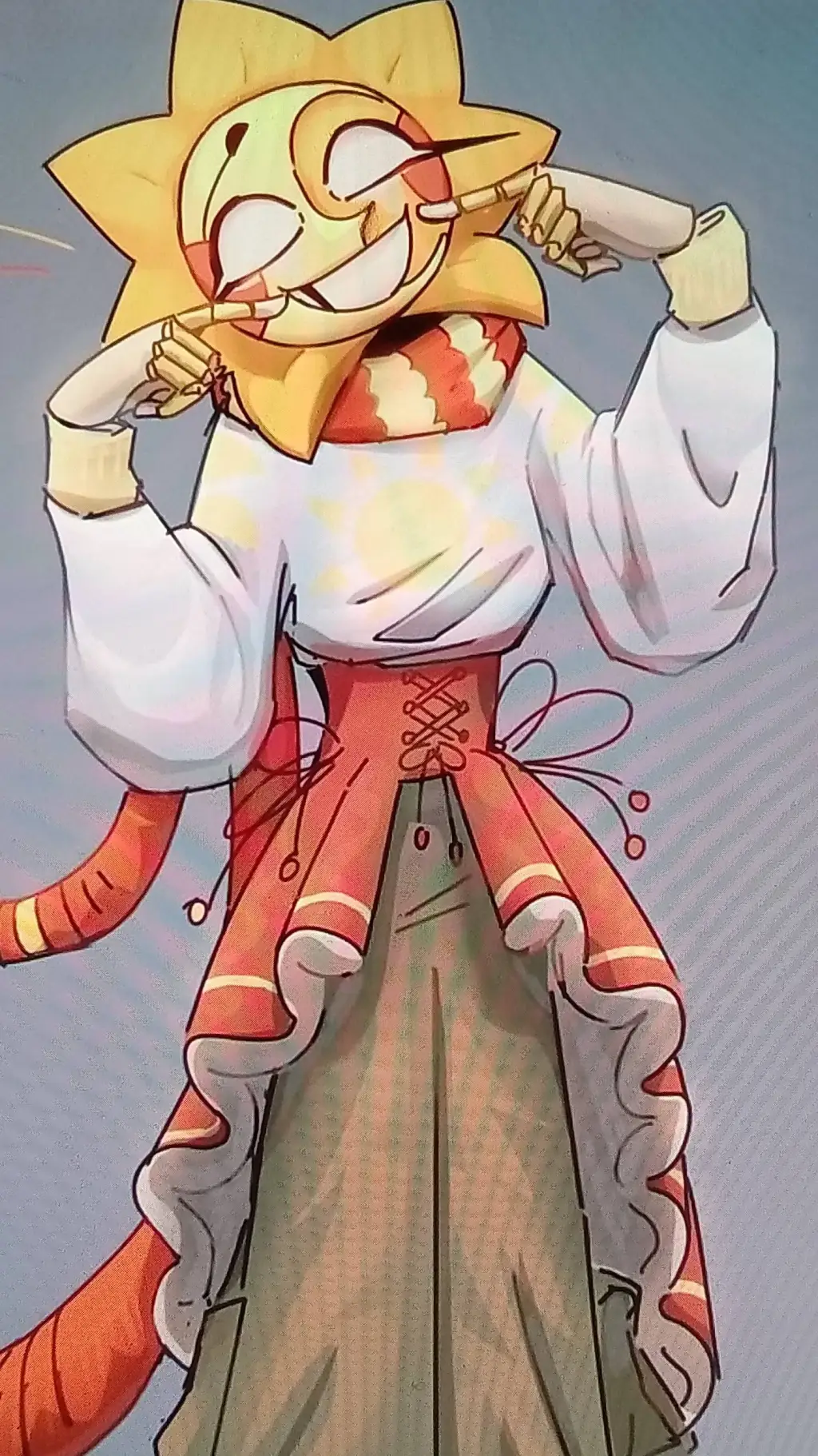 ai character: Sundrop background