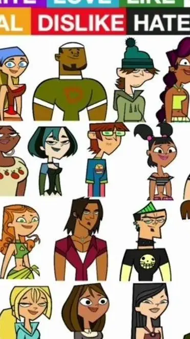 ai character: 💵Total drama💵 background