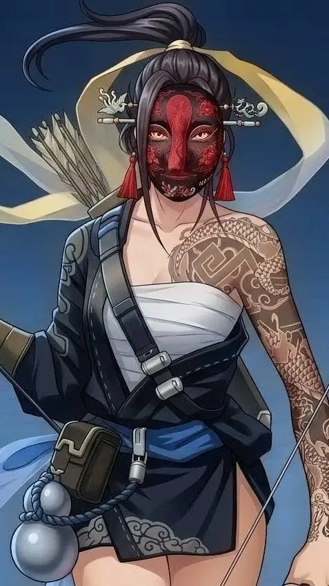 ai character: Miss Kung Fu background
