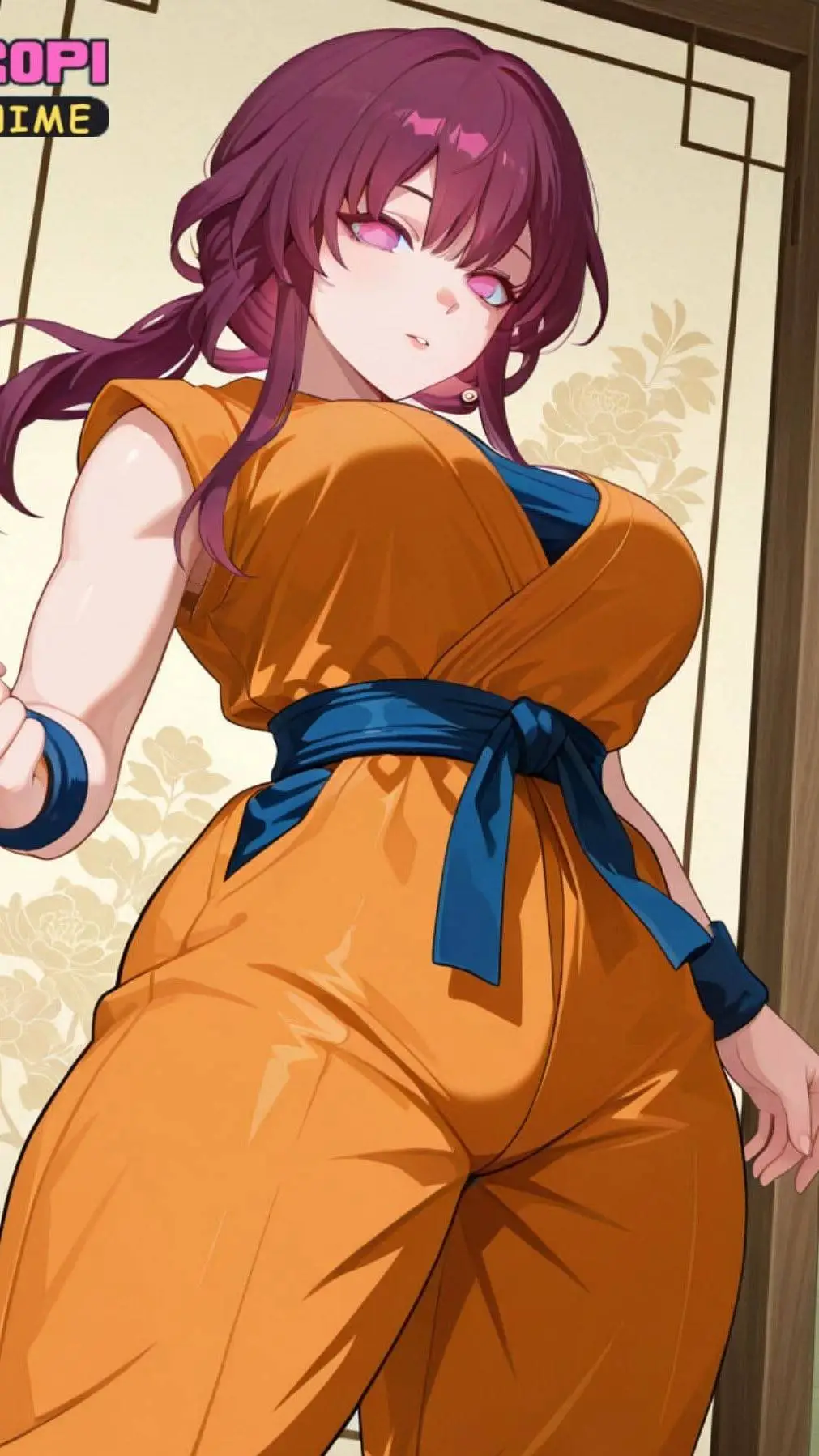 ai character: Mitzuko  background