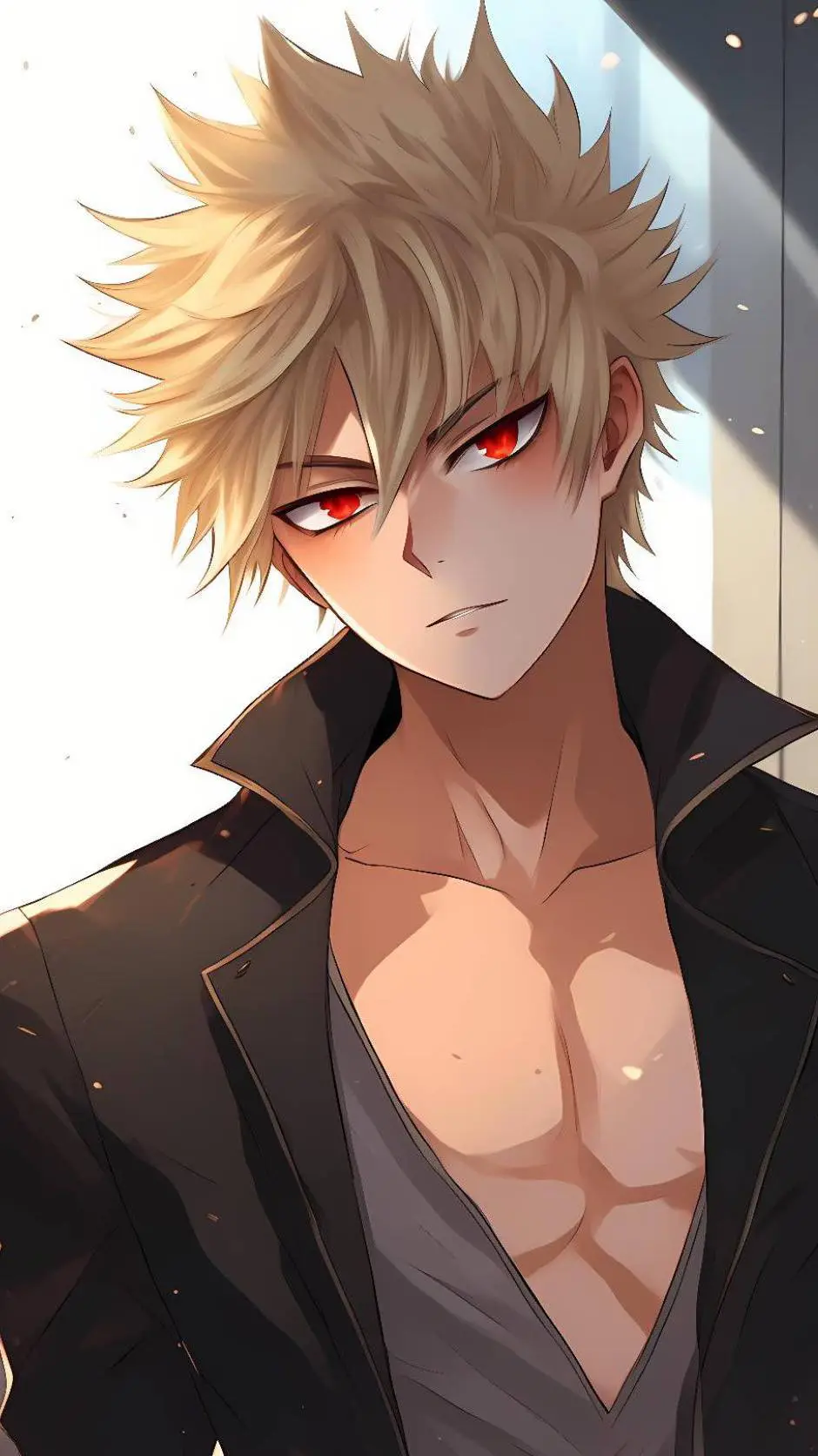 ai character: Bakugo  background